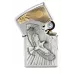 Запальничка бензинова Zippo Eagle sun-fly Emblem матовий хром (2003192)