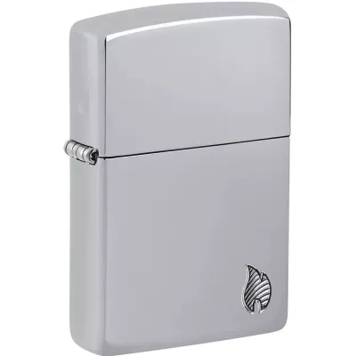 Запальничка бензинова ZIPPO Armor® High Polish Chrome Flame Design (46396)