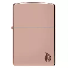 Запальничка армована бензинова ZIPPO High Polish Rose Gold Flame Design (46401)