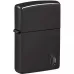 Запальничка армована бензинова Zippo Armor® High Polish Black Flame Design (46402)