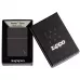 Запальничка армована бензинова Zippo Armor® High Polish Black Flame Design (46402)