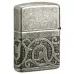Запальничка бензинова армована Zippo Armor® Antique Silver Pattern Design MultiCut античне срібло, подарункова коробка (49290)