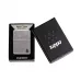 Запальничка армована бензинова Zippo Armor® Antique Silver Plate Series Flame, сіра (46399)