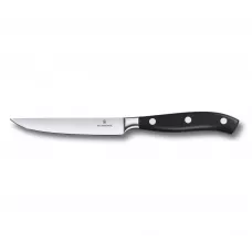Кухонний кований ніж Victorinox Grand Maitre 120 мм у подарунковій коробці Чорний (7.7203.12G)