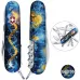 Складаний ніж 91мм Victorinox Huntsman Zodiac15 функцій синій ДНК Українця (1.3713.3_T3270pw)