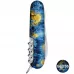 Складаний ніж 91мм Victorinox Huntsman Zodiac15 функцій синій ДНК Українця (1.3713.3_T3270pw)