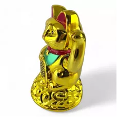 Кішка Манекі-неко махає лівою лапкою 16х10,8х10,4 см на батарейках (DN35245)