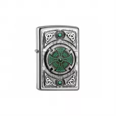 Запальничка бензинова "ZIPPO" Celtic Green Cross Emblem (2005167)
