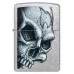 Запальничка бензинова ZIPPO CLASSIC Street Chrome Skull and Flame Design, хром (46587)