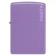 Запальничка бензинова ZIPPO Reg Smoky Lavender Matte with Logo, лавандова (46681)