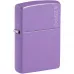 Запальничка бензинова ZIPPO Reg Smoky Lavender Matte with Logo, лавандова (46681)