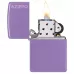 Запальничка бензинова ZIPPO Reg Smoky Lavender Matte with Logo, лавандова (46681)