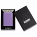 Запальничка бензинова ZIPPO Reg Smoky Lavender Matte with Logo, лавандова (46681)