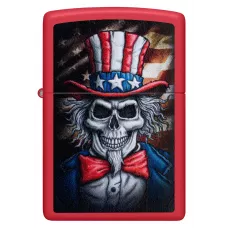 Запальничка бензинова ZIPPO Uncle Sam Skull Design (46696)