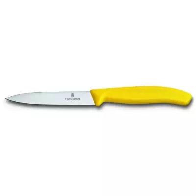 Кухонний ніж Victorinox SwissClassic для нарізки 100 мм Жовтий (6.7706.L118)