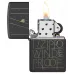 Запальничка бензинова Zippo Black Crackle® Windproof (46172)