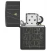 Запальничка бензинова Zippo Black Crackle® Windproof (46172)