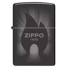 Запальничка бензинова ZIPPO High Polish Black Radiant Design (46175)