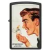Запальнички бензинові набір ZIPPO Red Matte и Black Matte Vintage Ad Lighter Set, червоня, чорна (46295)