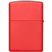 Запальнички бензинові набір ZIPPO Red Matte и Black Matte Vintage Ad Lighter Set, червоня, чорна (46295)