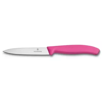 Кухонний ніж Victorinox SwissClassic для нарізки 100 мм Рожевий (6.7706.L115)