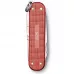 Коллекційний складаний ніж-брелок мініатюрний Victorinox Classic SD ALOX Limited Edition 2025 2 шари, 5 функцій, блідо-червоні рифлені накладки (Lim.Ed. 2025) (0.6221.L25)