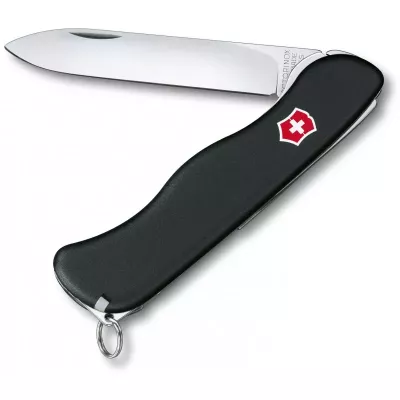 Складаний ніж 111 мм "Victorinox" Sentinel 4функції, чорний матовий, блістер (0.8413.3B1)