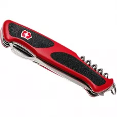 Складаний ніж 130 мм Victorinox Delemont RangerGrip 79 14 функцій, червоно-чорний, блістер (0.9563.MCB1)