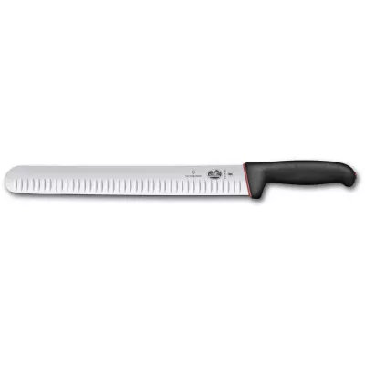 Кухонний ніж для нарізання лезо 30 см Dual Grip Slicing з рифленим лезом і чорно-червоною рукояттю (5.4723.30D)