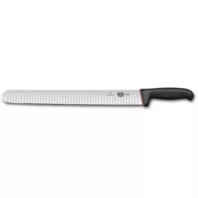 Кухонний ніж для нарізки лезо 36 см Dual Grip Slicing з рифленим лезом та чорно-червоною ручкою (5.4723.36)