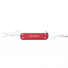 Кишеньковий складаний інструмент 58мм Victorinox COMPANION S ALOX 5 функцій, рифлені червоні накладки, ножиці, викрутка (0.6261.20)