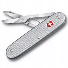 Кишеньковий складаний інструмент ножиці 93мм Victorinox COMPANION X ALOX 1 функція, рифлені сріблясті накладки (0.8070.26)