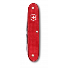 Кишеньковий складаний інструмент 93мм Victorinox COMPANION SLIM ALOX 6 функцій, рифлені червоні накладки, відкривачка для коробок, ножиці (0.8170.26)