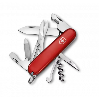 Швейцарський складаний ніж 91мм Victorinox COMPANION 16 функцій, 3 шари, червоний, (блістер) (1.3909B1)