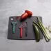 Овочечистка двостороннє серейторне лезо 16,5 см Victorinox Iota червоний (6.0943.1)