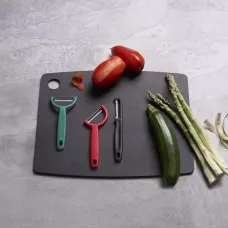 Овочечистка двостороннє серейторне лезо 16,5 см Victorinox Iota чорний (6.0943.3)
