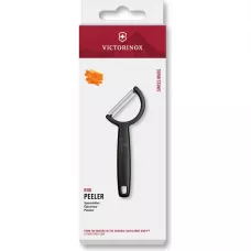 Овочечистка двостороннє пряме лезо 16,5 см Victorinox Rho чорний (6.0950.3)