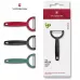 Овочечистка двостороннє серейторне лезо14,5 см Victorinox Ypso зелений (6.0963.4)