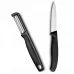 Набір для чистки овочів з двох предметів Victorinox Swiss Classic Paring Set ніж 8 см, овочечистка, чорний (6.7113.21)