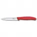 Набір з 2 ножів для чищення овочів 10 см Victorinox Swiss Classic леза - гладке, серрейтор, червоний (6.7791.2C1)