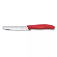 67831.C1 ніж для томатів "Victorinox" Swiss Classic Tomato&Table 11см / прям / ніс.округл / хвил / ч