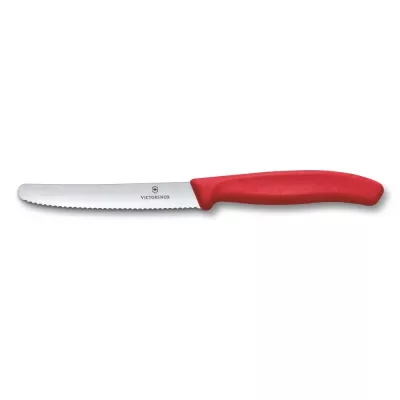 67831.C1 ніж для томатів "Victorinox" Swiss Classic Tomato&Table 11см / прям / ніс.округл / хвил / ч