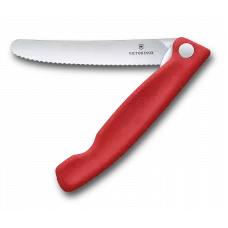 Ніж для пікніка складаний 11см Victorinox Swiss Classic Picnic округлий кінчик, лезо серрейтор, червоний, картонна коробка (6.7831.FC1)