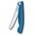 Ніж для пікніка складаний 11см Victorinox Swiss Classic Picnic округлий кінчик, лезо серрейтор, синій, картонна коробка (6.7832.FC1)