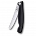 Ніж для пікніка складаний 11см Victorinox Swiss Classic Picnic округлий кінчик, лезо серрейтор, чорний, картонна коробка (6.7833.F)