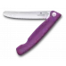 Ніж для пікніка складаний 11см Victorinox Swiss Classic Picnic округлий кінчик, лезо серрейтор, фіолетовий, картонна коробка (6.7835.FC1)