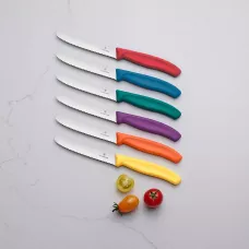 67838.C1 ніж для томатів "Victorinox" Swiss Classic Tomato&Table 11см / прям / ніс.округл / хвил / ж