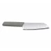 Ніж кухонний Сантоку 17 см Victorinox Swiss Modern Santoku лезо рифлене (з канавками) , оливковий , блістер(6.9056.17K6B)