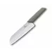 Ніж кухонний Сантоку 17 см Victorinox Swiss Modern Santoku лезо рифлене (з канавками) , оливковий , блістер(6.9056.17K6B)