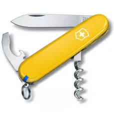 Складаний кишеньковий ніж 84мм Victorinox WAITER 9 функцій, 1 шар, жовтий (0.3303.8)